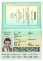 Pakistan Passport Template Photo Picture Template