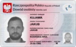 Poland ID CARD Template Design ID Card Template V1&V2&V3&V4