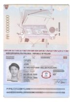 Poland Passport Template Photo Picture Template