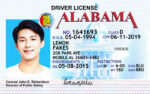 US Alabama Driver's License USA Driver License Template V1&2&3