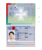 Switzerland Passport Template Photo Picture Template