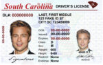 US South Carolina Driver's License US Driver License Template V1&2&3