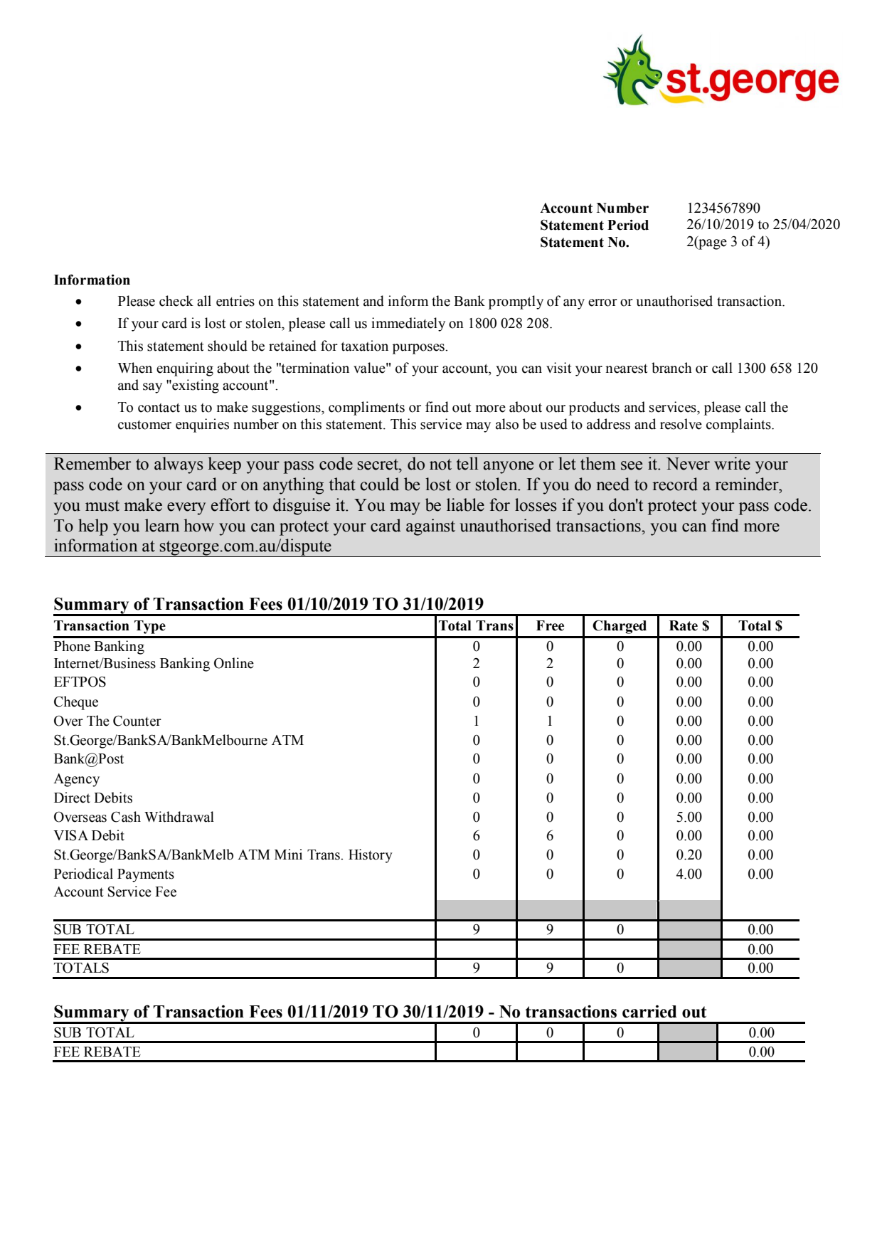 St-George-Bank-Statement_3 Bank Statement St George Bank Statement(Australia Proof Of Balance) word