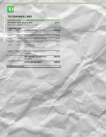 Bank Statement USA Canada TD Bank Statement Word
