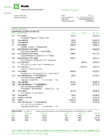 Bank Statement TD Bank Statement (USA) word&pdf Template