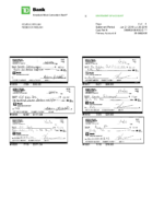 Bank Statement TD Bank Statement (USA) word&pdf Template