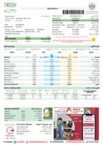 Ediable Utility Bills UAE utility Tax Blank Template