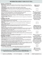 Ediable Utility Bills USA Pennsylvania Quakertown Energy Bill Blank Template