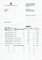 Bank Statement Comertbank MDA Statement Template Psd