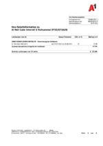 Ediable Utility Bills Austria A1 Telekom Invoice Template