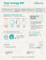 Ediable Utility Bills Canada Ontario Hydrocan Energy Bill-PSD Template