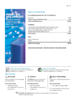 Ediable Utility Bills Canada Shaw Mobile Invoice-Word&PDF Template