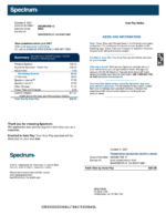 Ediable Utility Bills Canada Spectrum Bill-Word&PDF Template