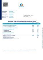Ediable Utility Bills France Bouygues Telecom Blank Template