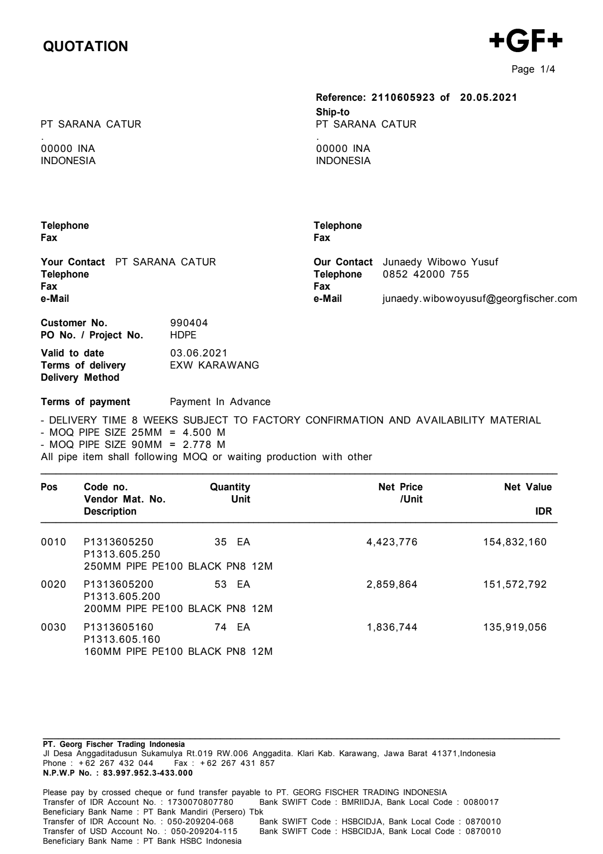 Utility Bills- +GF+ Buy Pipe Shopping Invoice-PDF_1