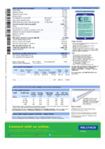 Ediable Utility Bills India Reliance Energy Electricity Bills Blank Template