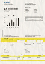 Ediable Utility Bills Norway BKK Utility Bill Blank Template