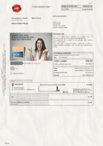 Ediable Utility Bills Portugal EDP Energy Blank Template