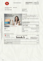 Ediable Utility Bills Portugal EDP Energy Blank Template