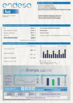 Ediable Utility Bills Spanish Endesa Electric Bill Blank Template