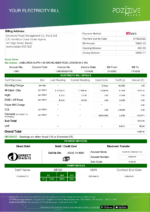 Ediable Utility Bills UK England Pozitive Energy Electricity Bill
