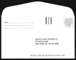 Ediable Utility Bills USA California GREAT OAKS WATER COMPANY Invoice Blank Template