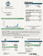 Ediable Utility Bills USA Idaho Boise Water Bills Blank Template