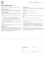 Ediable Utility Bills USA T-mobile Invoice Blank Template