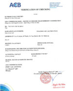 Vietnam ACB Bank Proof of Deposit Template