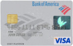 Visa Card Bank Of America Debit Platinum Card Generator Template