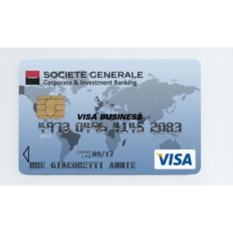 Visa Card-Societe Generale(法国兴业银行)-Front1 (2)