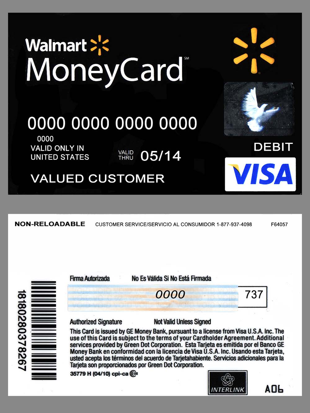 Visa Walmart Moneycard Visa Card Walmart Moneycard Card Generator Template