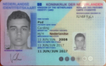 Netherlands ID CARD Template Design ID Card Template V1&V2