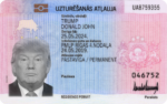 Latvia Residence Permit ID CARD Template Design ID Card Template V1&V2