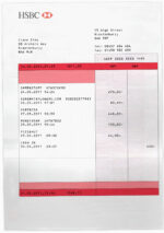 Bank Statement HSBC Bank Statement V1&2